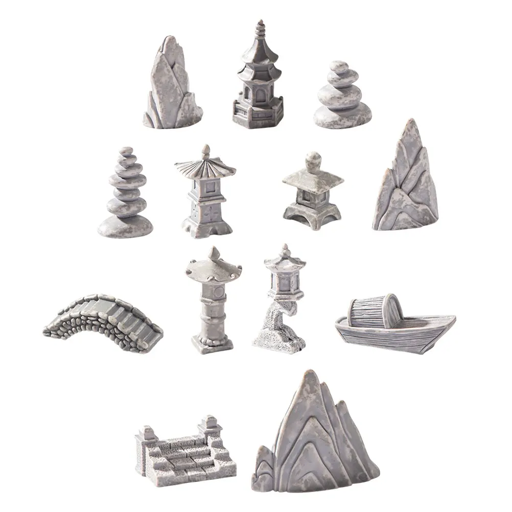 13 Pcs Micro Landscape Mountain Decor Miniature Garden Accessories Resin Statue Durable Versatile Fairy Garden
13 Pcs Micro Landscape Mountain Decor Miniature Garden Accessories Resin Statue Durable Versatile Fairy Garden