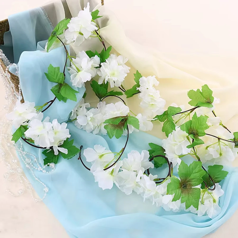 Artificial Flowers 220Cm Cherry Blossom Vine Gardening Home Room Table Decor Accessories Wedding Ivy Garland Arch Indoor Outdoor
Artificial Flowers 220Cm Cherry Blossom Vine Gardening Home Room Table Decor Accessories Wedding Ivy Garland Arch Indoor Outdoor