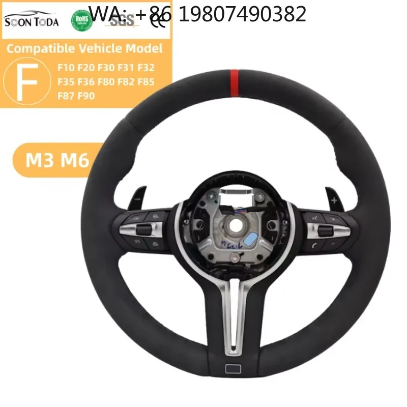 Full Black Suede Modified Sport Steering Wheel Fit F10 F20 F30 F31 F32 F35 F36 F80 F82 F85 F87 F90 M3 M4 M5 Interior Upade
Full Black Suede Modified Sport Steering Wheel Fit F10 F20 F30 F31 F32 F35 F36 F80 F82 F85 F87 F90 M3 M4 M5 Interior Upade