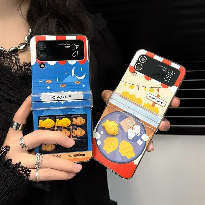 Fish Cookie Phone Case for Samsung Galaxy Z Flip 6 5 4 3 Protective Back Cover for ZFlip4 ZFlip5 ZFlip6 Case Shell
Fish Cookie Phone Case for Samsung Galaxy Z Flip 6 5 4 3 Protective Back Cover for ZFlip4 ZFlip5 ZFlip6 Case Shell