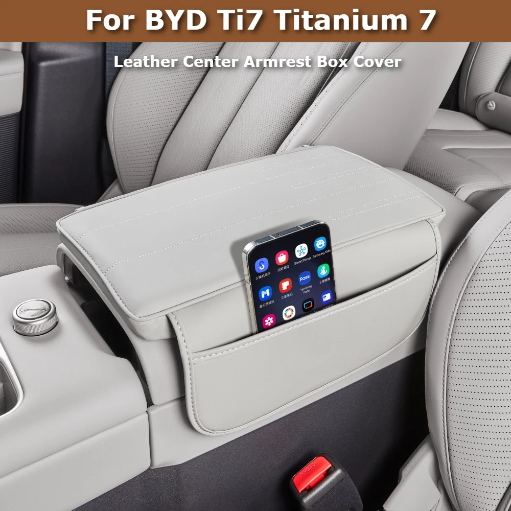 For BYD Ti7 Leopard Titanium 7 Leather Center Armrest Box Cover Heightening Cushion Pad Protector Interior Accessories
For BYD Ti7 Leopard Titanium 7 Leather Center Armrest Box Cover Heightening Cushion Pad Protector Interior Accessories