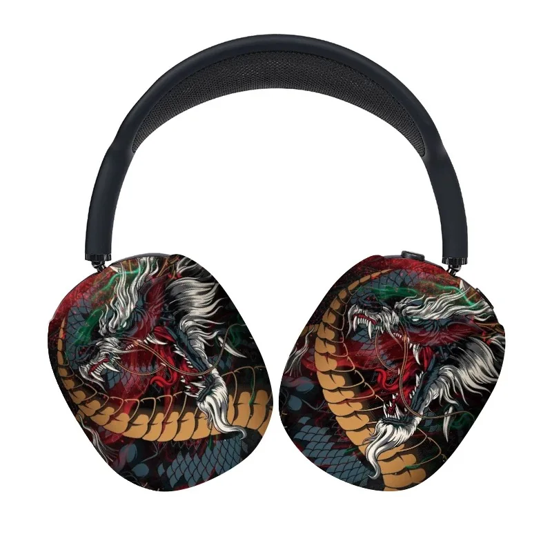 This is a protective case suitable for Airpods Max headphones. It features a Chinese dragon totem and is a trendy
This is a protective case suitable for Airpods Max headphones. It features a Chinese dragon totem and is a trendy