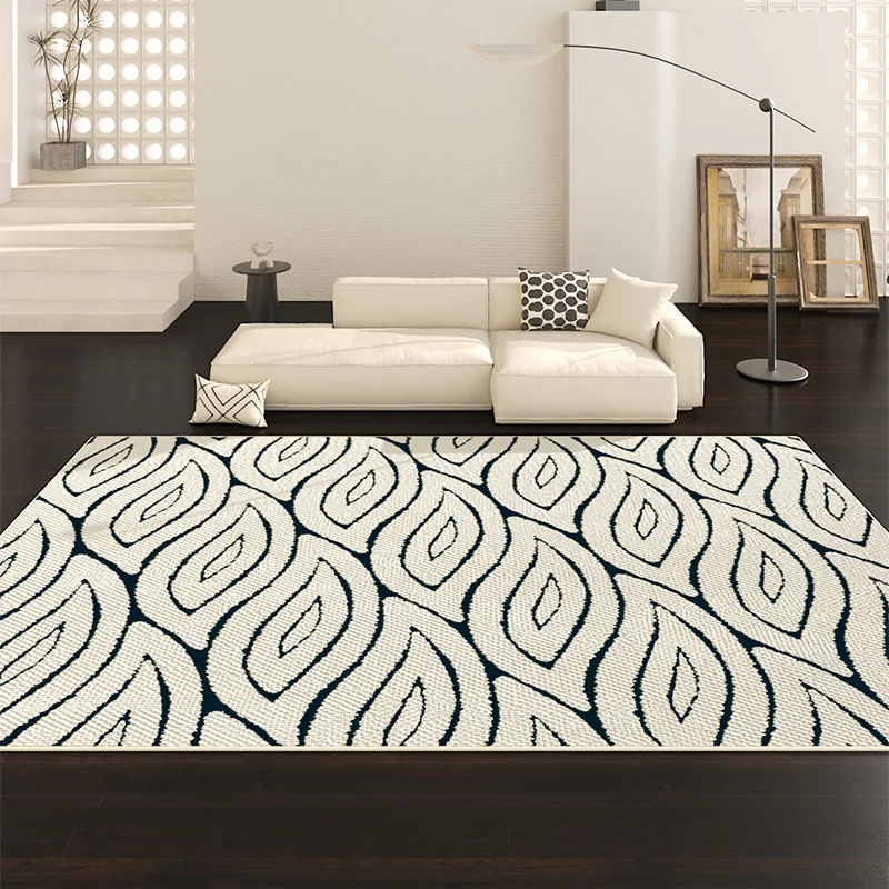 Cream Retro Style Living Room Carpet Bedroom French Coffee Table Waterproof Carpets High End Bedside Black White Anti Slip Rug
Cream Retro Style Living Room Carpet Bedroom French Coffee Table Waterproof Carpets High End Bedside Black White Anti Slip Rug