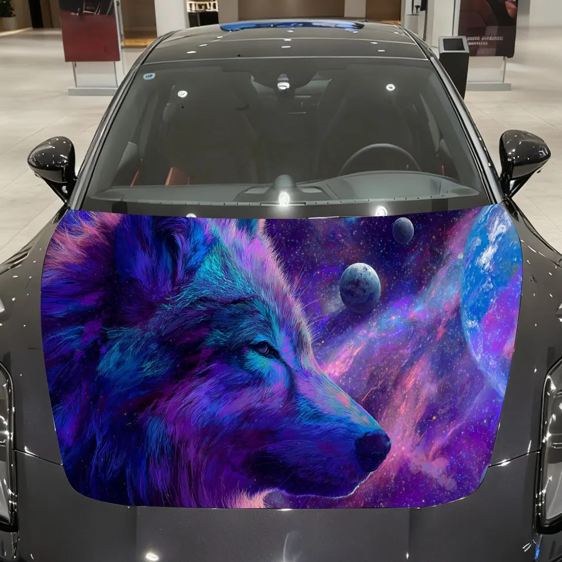 Majestic Cosmic Wolf Auto Cover Sticker, Waterproof and Self-adhesive Auto Hood Decal, Auto Vinyl Wraps, Cool Car Exterior Decal
Majestic Cosmic Wolf Auto Cover Sticker, Waterproof and Self-adhesive Auto Hood Decal, Auto Vinyl Wraps, Cool Car Exterior Decal