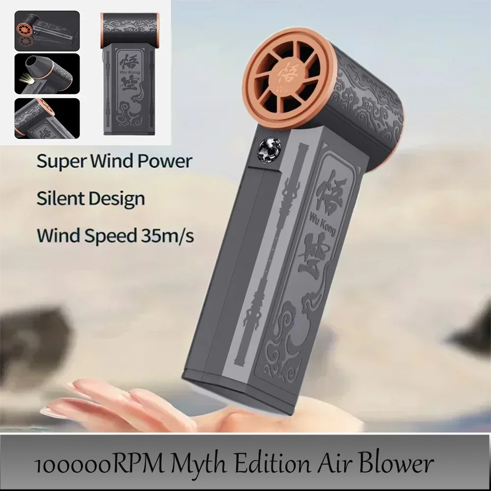 Myth Edition Air Blower | 2600mAh Dual Battery | 100,000 RPM Motor | for BBQ/Pet/Dust | 42m/s Turbo Blower
Myth Edition Air Blower | 2600mAh Dual Battery | 100,000 RPM Motor | for BBQ/Pet/Dust | 42m/s Turbo Blower