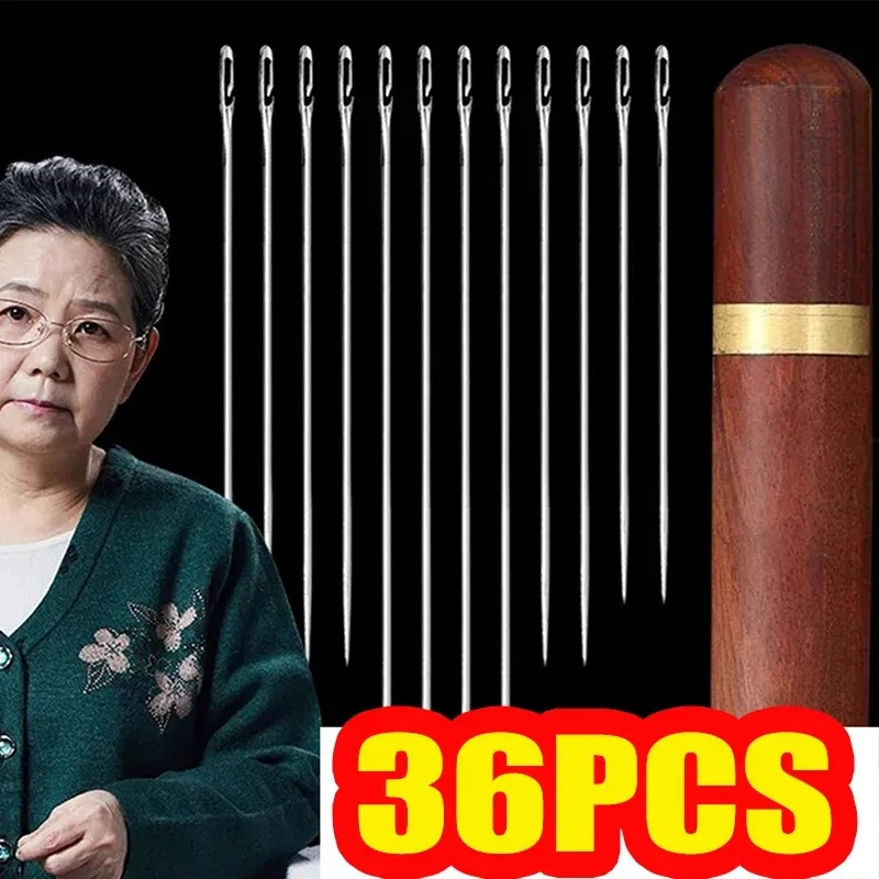 Слепые швейные иглы для пожилых людей, игла из нержавеющей стали с большим отверстием, бытовые иглы для шитья, сделай сам, ювелирные изделия, бисер, нитевдевающие иглы
Слепые швейные иглы для пожилых людей, игла из нержавеющей стали с большим отверстием, бытовые иглы для шитья, сделай сам, ювелирные изделия, бисер, нитевдевающие иглы