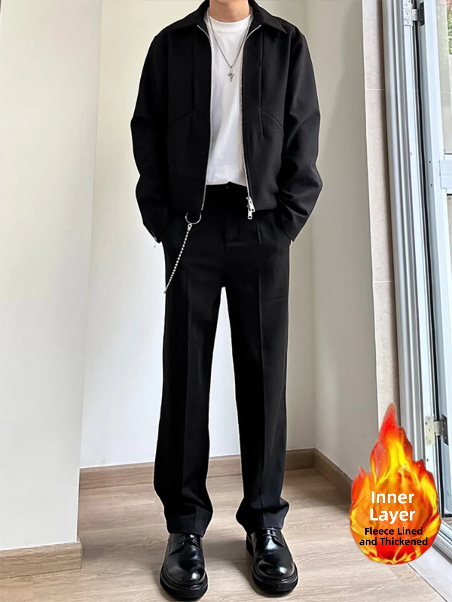 Мужские широкие брюки Bla: осенне-зимние, с высокой талией, струящиеся, прямые, повседневные, длинные, свободного кроя, удобные
Мужские широкие брюки Bla: осенне-зимние, с высокой талией, струящиеся, прямые, повседневные, длинные, свободного кроя, удобные