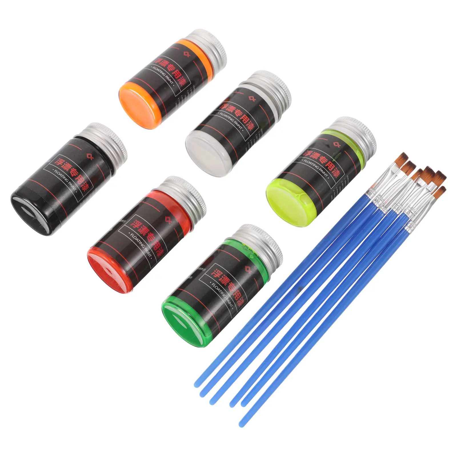 6 Bottles Fishing Float Paint Fluorescent Bright Colors Bobber Paint Kit Lure Painting Supplies Lure Repair Paints
6 Bottles Fishing Float Paint Fluorescent Bright Colors Bobber Paint Kit Lure Painting Supplies Lure Repair Paints
