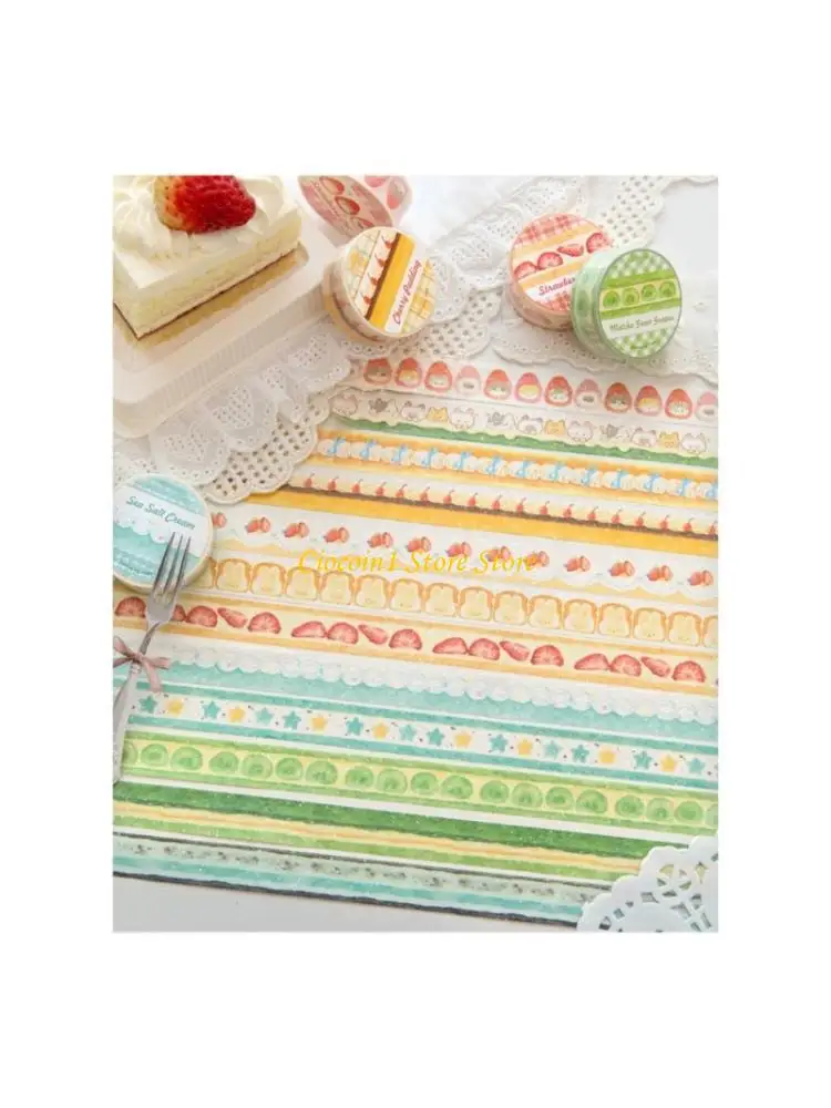 A3PC Decorative Scrapbooking Tape for Journal Notebook Planner Album and Packaging
A3PC Decorative Scrapbooking Tape for Journal Notebook Planner Album and Packaging