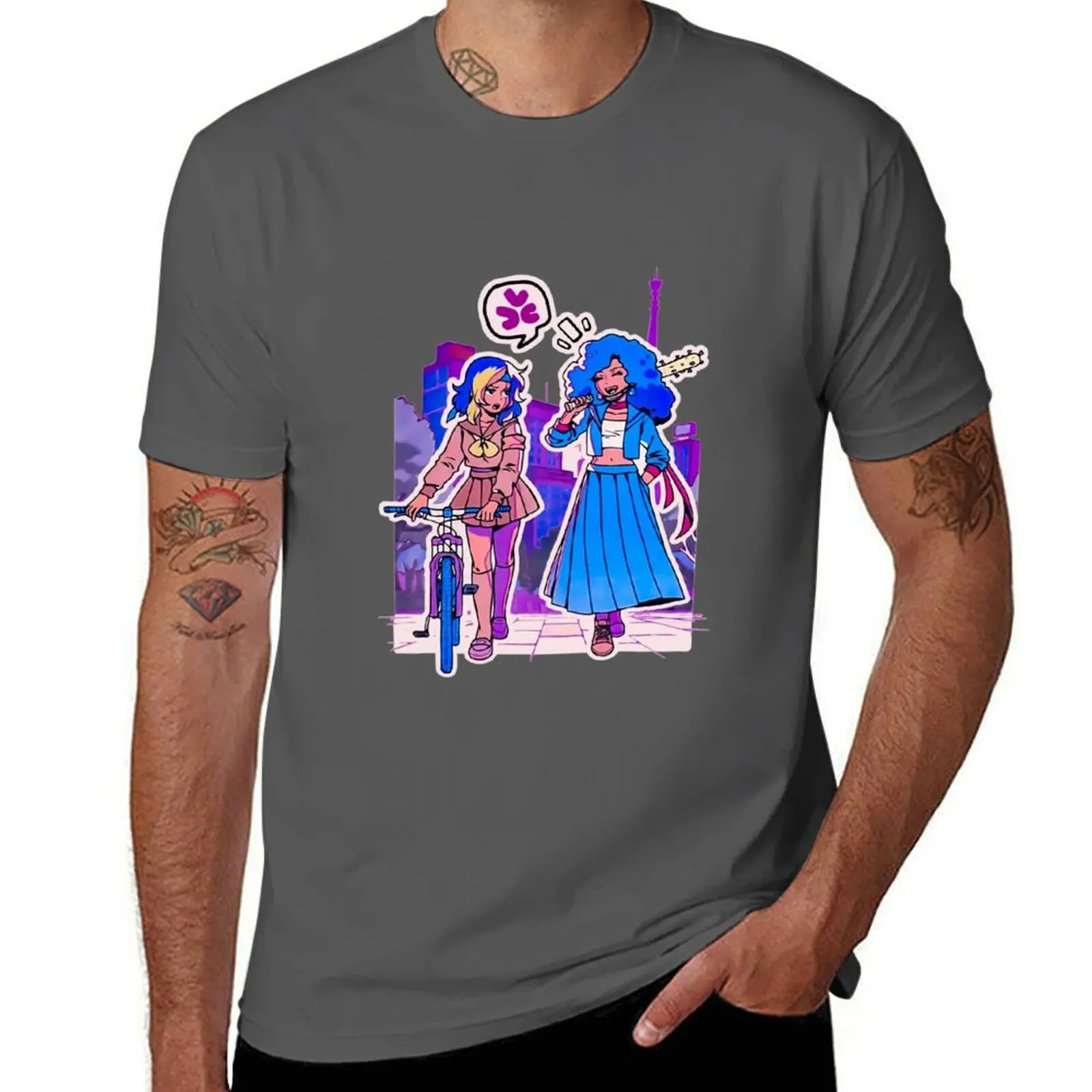 Anime Gyaru Funny Game Cute School Girls Japanes Together After T-Shirt Lightweight Casual Summer T-Shirt
Anime Gyaru Funny Game Cute School Girls Japanes Together After T-Shirt Lightweight Casual Summer T-Shirt