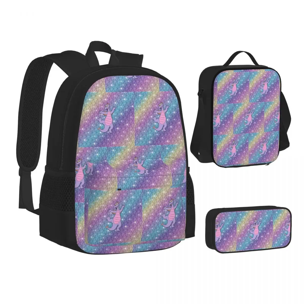 Epcot Figment Beacon Of Magic Backpacks Boys Girls Bookbag Students School Bags Kids Rucksack Lunch Bag Pen Bag Three-Piece Set
Epcot Figment Beacon Of Magic Backpacks Boys Girls Bookbag Students School Bags Kids Rucksack Lunch Bag Pen Bag Three-Piece Set