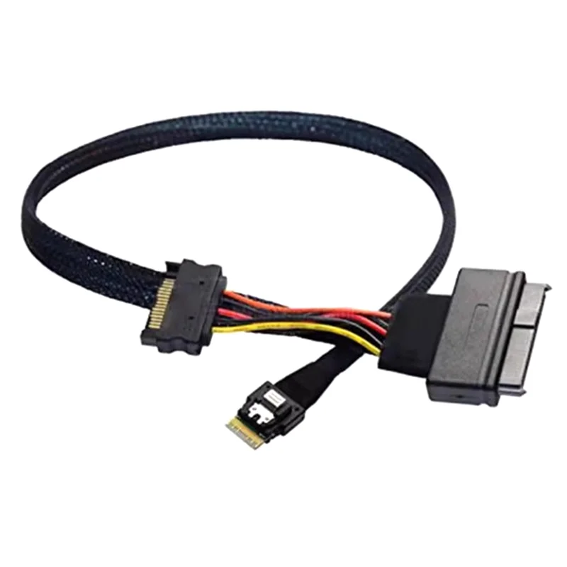 SFF-8654 4I U. 2/U. 3 SSD-кабеля, 50 см, Slimline SAS SFF-8639 U. 2-у. 3 кабеля передачи данных для компьютера
SFF-8654 4I U. 2/U. 3 SSD-кабеля, 50 см, Slimline SAS SFF-8639 U. 2-у. 3 кабеля передачи данных для компьютера