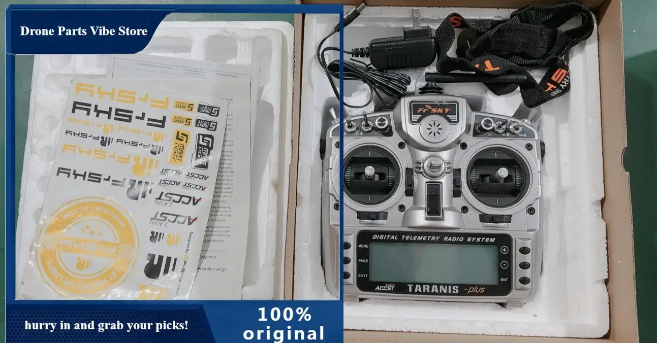 Радиопередатчик APFrSky X9D Plus 2.4G 16-канальный ACCST D16 с функцией анализатора спектра для openTX для радиоуправляемых моделей дронов
Радиопередатчик APFrSky X9D Plus 2.4G 16-канальный ACCST D16 с функцией анализатора спектра для openTX для радиоуправляемых моделей дронов