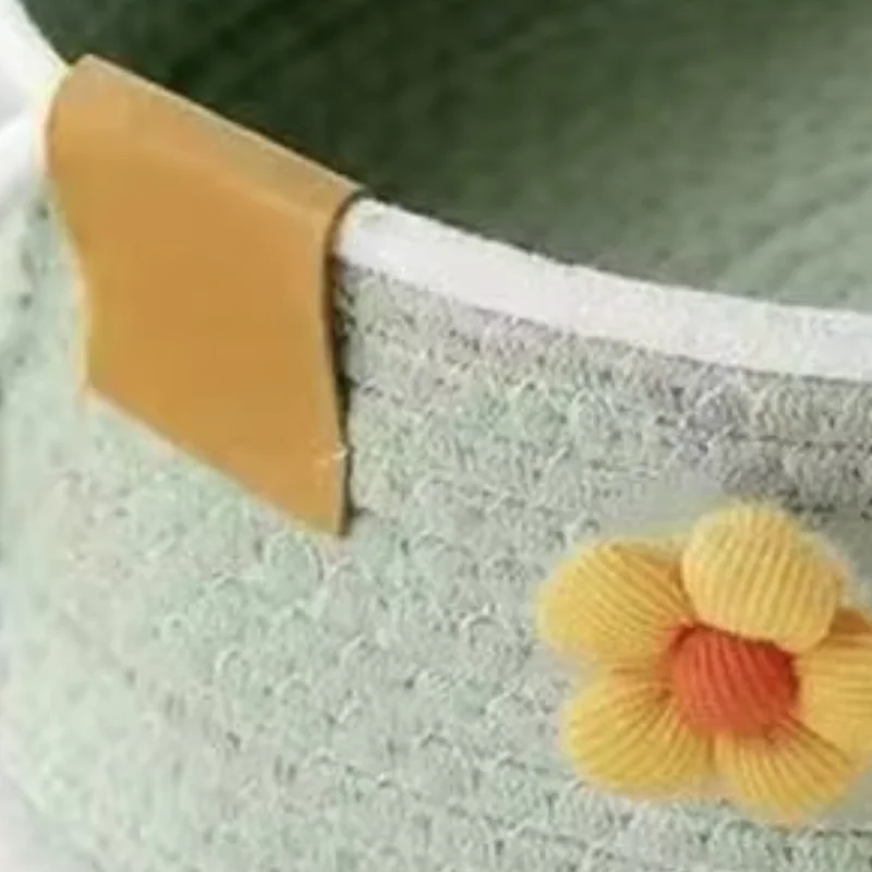 Cute Flower Cat Bed Round Cotton Rope Cat Bed Basket with Breathable Handwoven Design Cute Flower Toy Ball All-season Indoor
Cute Flower Cat Bed Round Cotton Rope Cat Bed Basket with Breathable Handwoven Design Cute Flower Toy Ball All-season Indoor