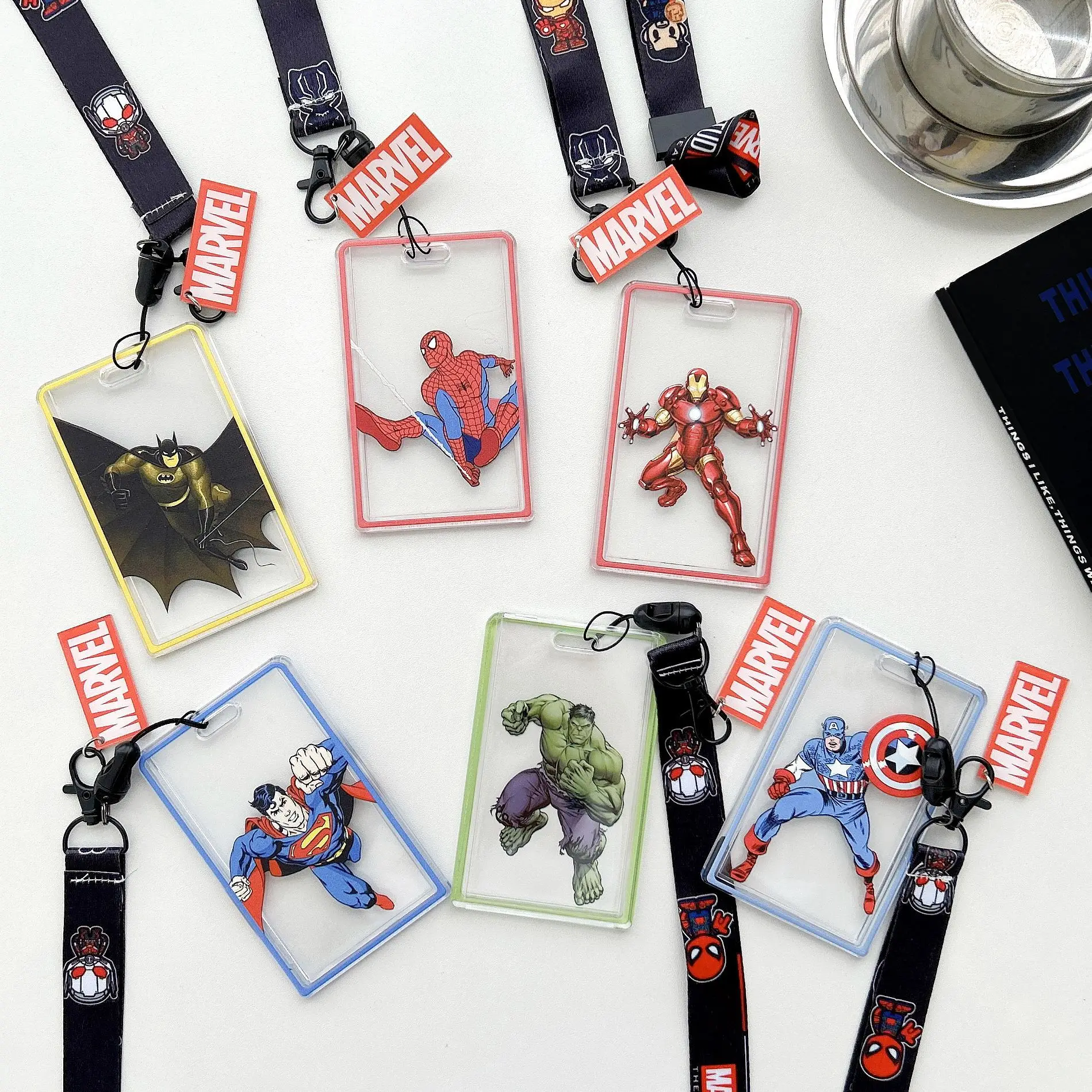 New Spiderman Transparent Card Holder with Long Rope Hanging Neck Student Exclusive Campus Card Girl Gift
New Spiderman Transparent Card Holder with Long Rope Hanging Neck Student Exclusive Campus Card Girl Gift