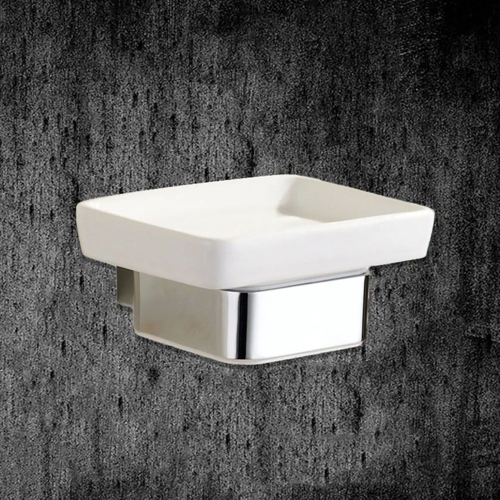 Elegant Ceramic Soap Dish with Sturdy Zinc Alloy Wall Mount Stand for Bathroom Shower Toilet Space Saving Soap Holder Rack
Elegant Ceramic Soap Dish with Sturdy Zinc Alloy Wall Mount Stand for Bathroom Shower Toilet Space Saving Soap Holder Rack