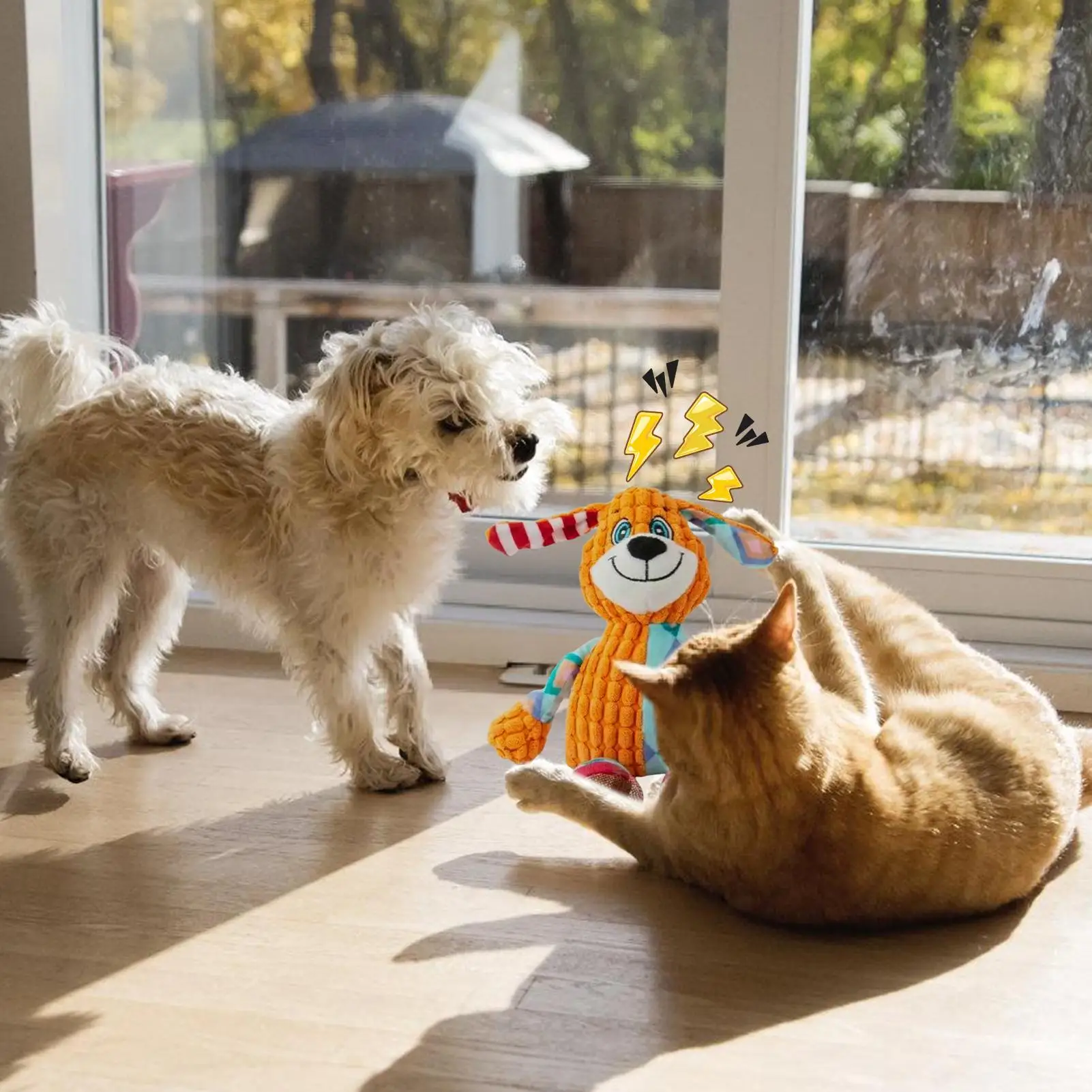 Pet Plush Toy Splicing Style Cat Dog Puzzle Toy Interactive Squeaky Toys Bite-resistant Pet Dogs Teeth Cleaning Chew Toy
Pet Plush Toy Splicing Style Cat Dog Puzzle Toy Interactive Squeaky Toys Bite-resistant Pet Dogs Teeth Cleaning Chew Toy