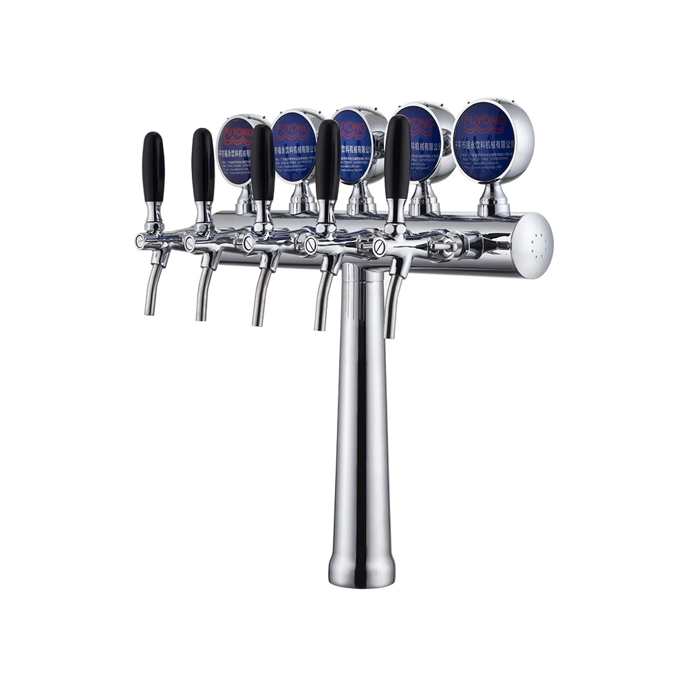 High Quality T Type 5 Taps Stainless Steel Draft Beer Font Dispenser for Kegerator Bar Home Use
High Quality T Type 5 Taps Stainless Steel Draft Beer Font Dispenser for Kegerator Bar Home Use