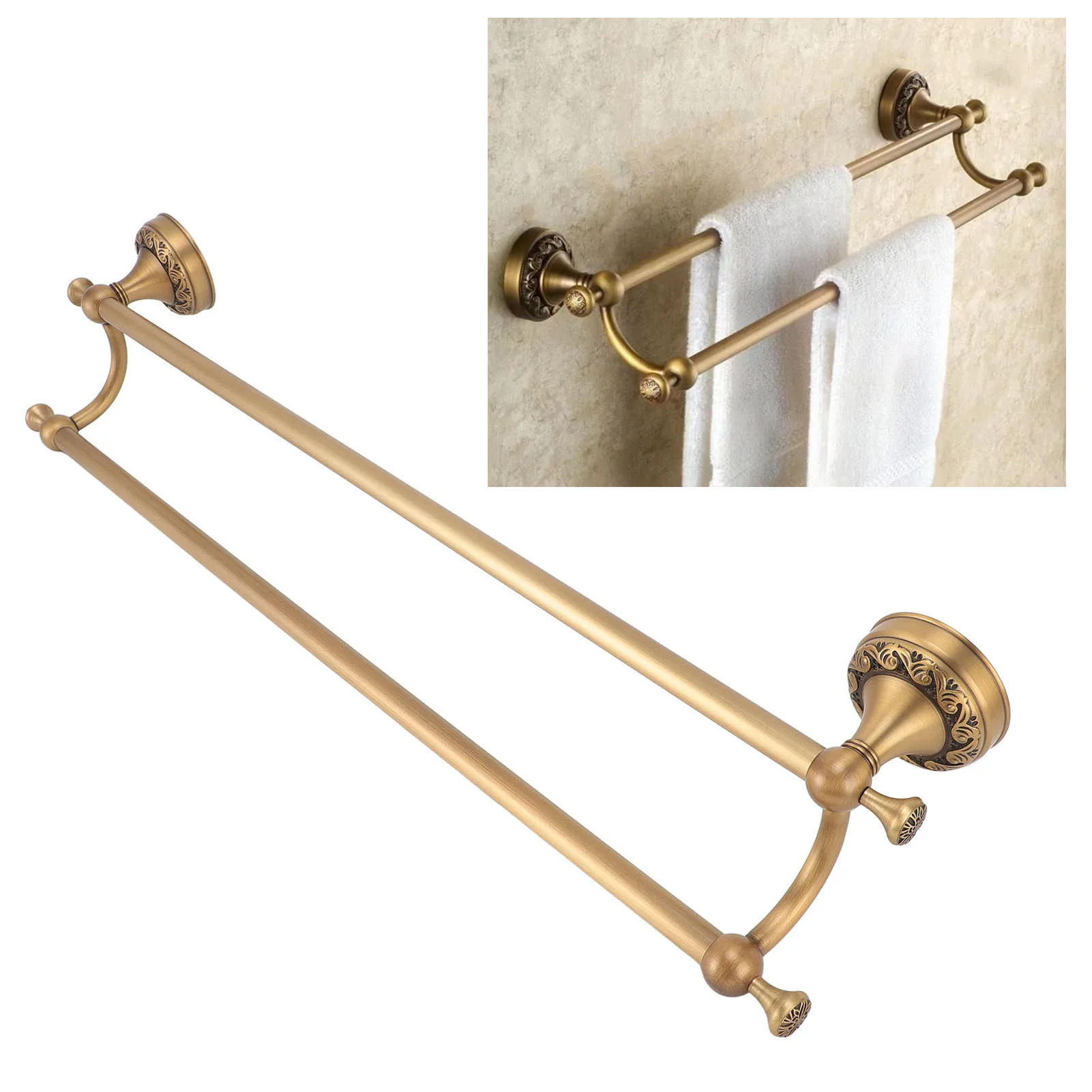 Bathroom Towel Bar Copper Antique Wall Mounted Towel Hanger Holder Rail Rod for Home Hotel Towel Bar Towel Rack Towel Rail
Bathroom Towel Bar Copper Antique Wall Mounted Towel Hanger Holder Rail Rod for Home Hotel Towel Bar Towel Rack Towel Rail