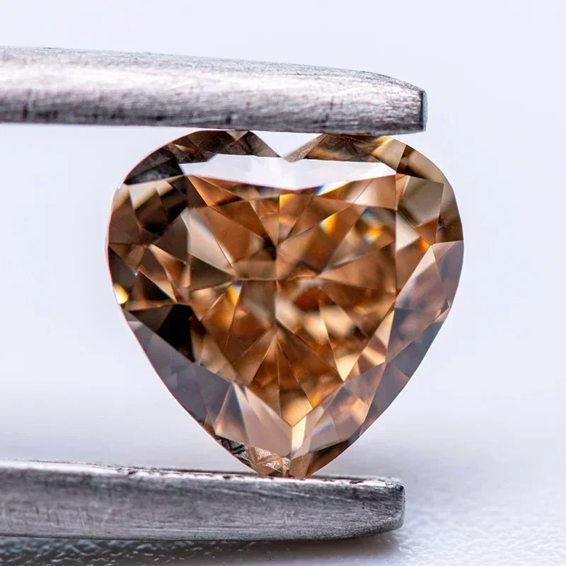 L-TOP Cubic Zirconia Wholesale No Certificate Crushed Ice Cut Heart Shape Champagne Color Charms Beads for Diy Jewelry Making
L-TOP Cubic Zirconia Wholesale No Certificate Crushed Ice Cut Heart Shape Champagne Color Charms Beads for Diy Jewelry Making