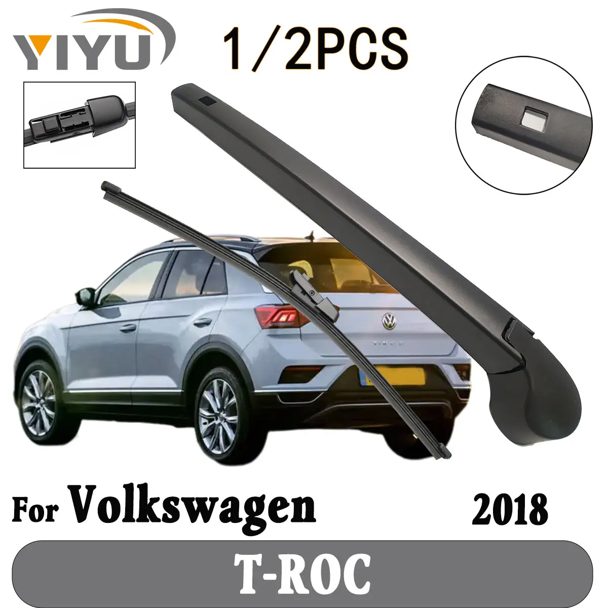 1/2PCS Rear Wiper Blade Wiper Arm Windshield Windscreen Clean Tailgate Window Car Rain Brush For Volkswagen T-ROC 2018
1/2PCS Rear Wiper Blade Wiper Arm Windshield Windscreen Clean Tailgate Window Car Rain Brush For Volkswagen T-ROC 2018