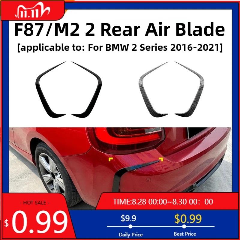 Горячие украшения для BMW 2 серии F87 M2 2016-2021, задний ветровой нож, автомобильная наклейка, трансграничная внешняя модификация, аксессуары Inter
Горячие украшения для BMW 2 серии F87 M2 2016-2021, задний ветровой нож, автомобильная наклейка, трансграничная внешняя модификация, аксессуары Inter
