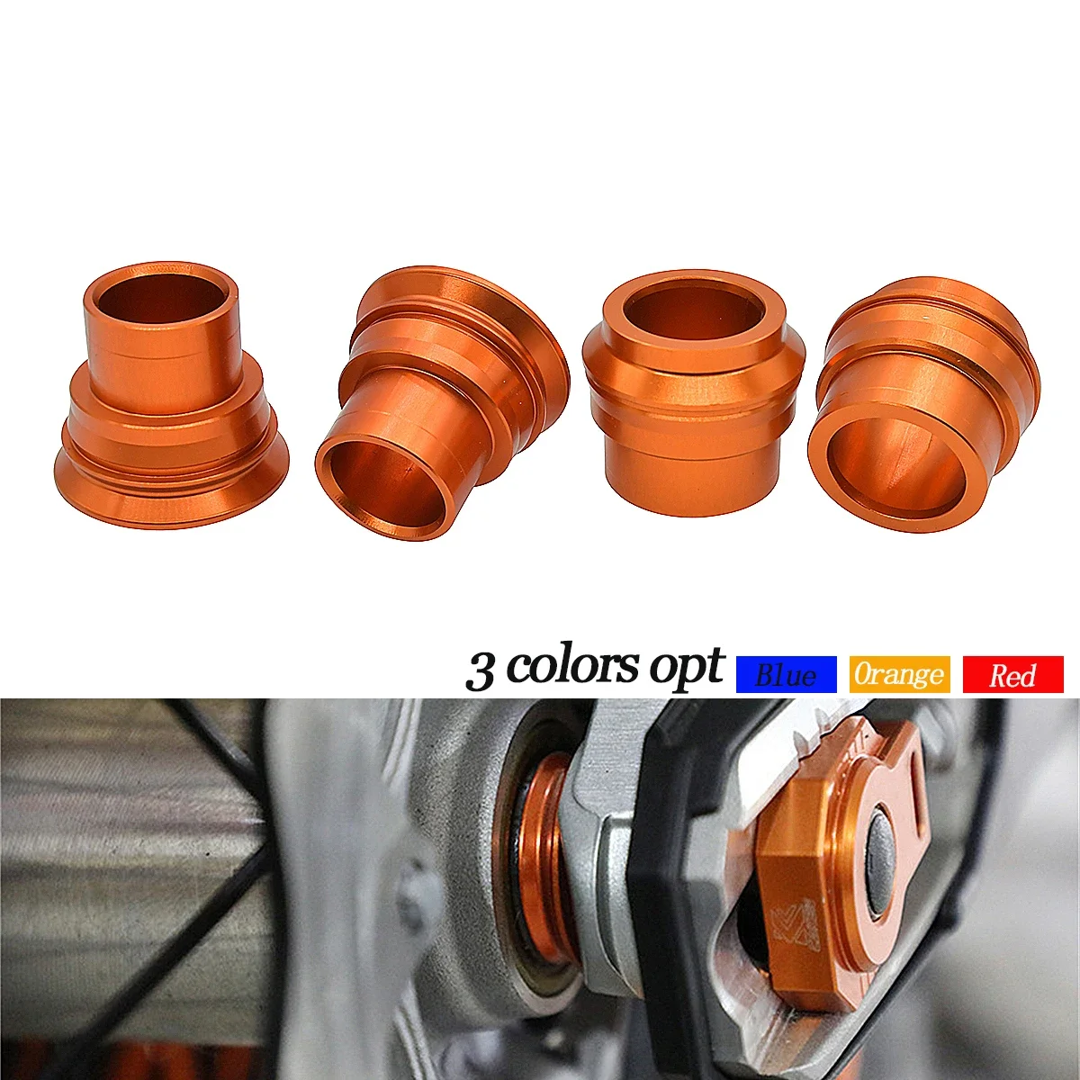 CNC Front Rear Wheel Axle Hub Spacer For KTM 125 150 200 250 300 350 400 450 500 525 530 2008-2021 EXC EXC-F EXC-W XC-W XCF-W
CNC Front Rear Wheel Axle Hub Spacer For KTM 125 150 200 250 300 350 400 450 500 525 530 2008-2021 EXC EXC-F EXC-W XC-W XCF-W