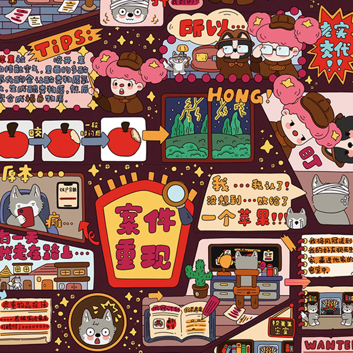 Kawaii Detective Theater 3D Small Town Detective 2 Landscape Sticker DIY Pocket Cabin Scene festival gift
Kawaii Detective Theater 3D Small Town Detective 2 Landscape Sticker DIY Pocket Cabin Scene festival gift
