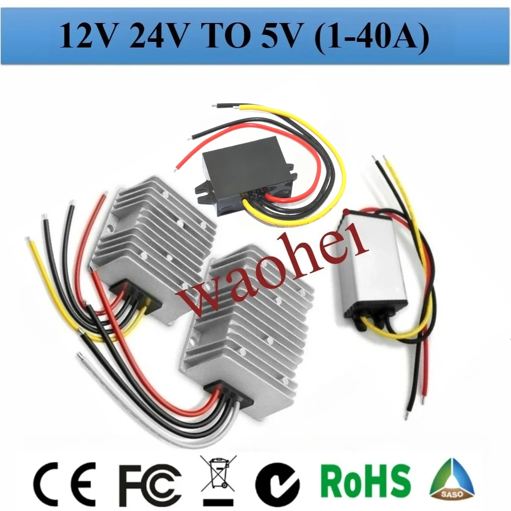 12v 24v to 5v 1A 2A 3A 5A 10A 15A 20A 25A 30A 40A Step Up Down Buck DC DC Power Converter 5v Voltage Reducer for Cars Solar CE
12v 24v to 5v 1A 2A 3A 5A 10A 15A 20A 25A 30A 40A Step Up Down Buck DC DC Power Converter 5v Voltage Reducer for Cars Solar CE