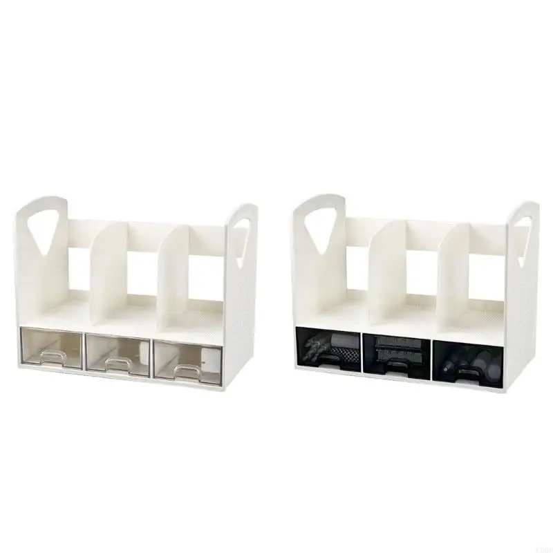 C90C Multifunction Boodend Desk Organizers with 3 Sliding Drawer Space Saving Book Stand Office Desk Organizers Bookshelf
C90C Multifunction Boodend Desk Organizers with 3 Sliding Drawer Space Saving Book Stand Office Desk Organizers Bookshelf