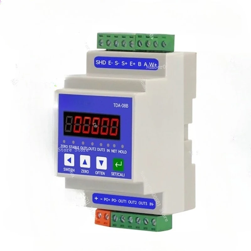 TDA-08B Rail Type Weighing Transmitter Transistor 1 in 3 out Display Controller RS485-rtu
TDA-08B Rail Type Weighing Transmitter Transistor 1 in 3 out Display Controller RS485-rtu