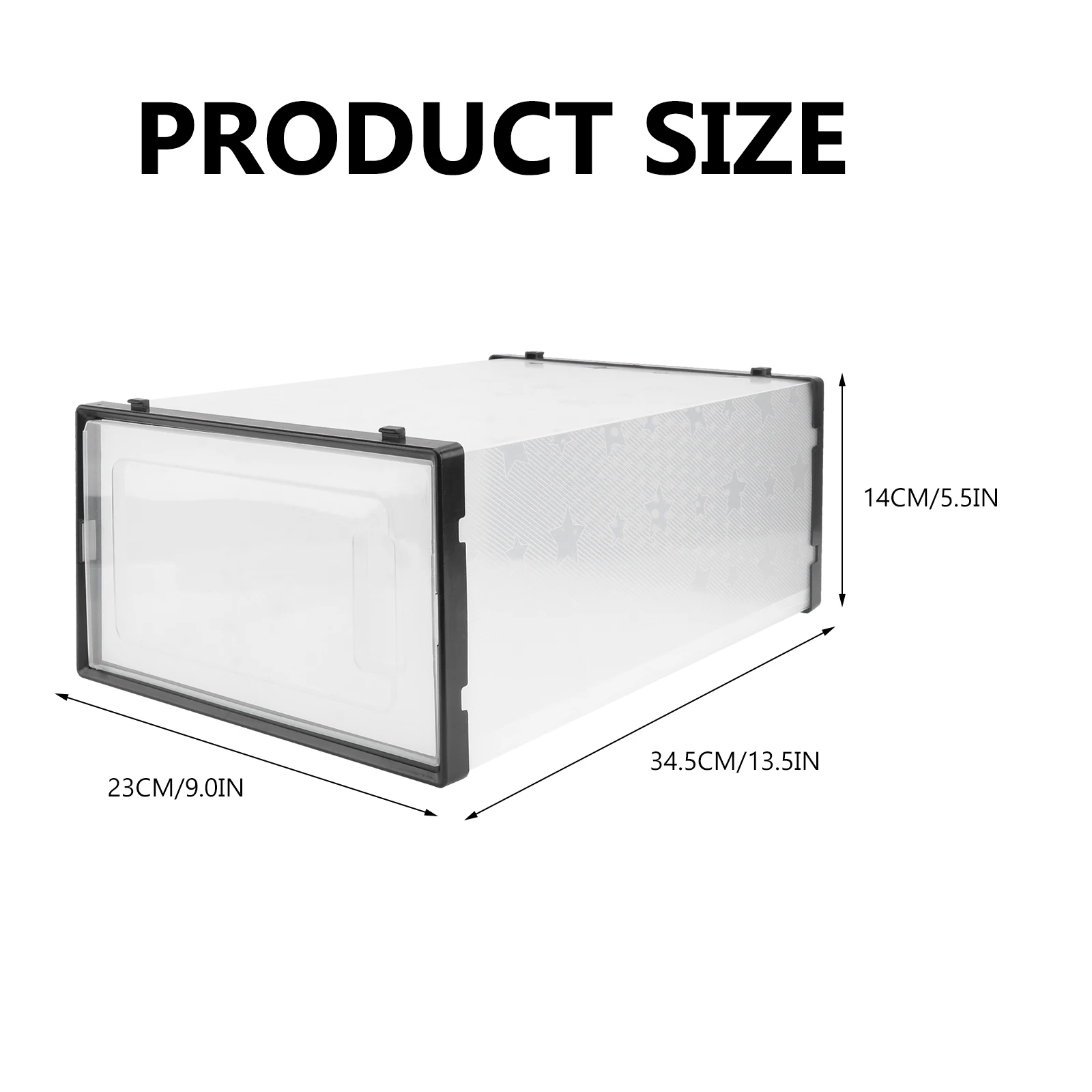 1pc Transparent Shoe Storage Box Thickened Clamshell Design Household Container Stackable Compact Shoes Case Home Use
1pc Transparent Shoe Storage Box Thickened Clamshell Design Household Container Stackable Compact Shoes Case Home Use
