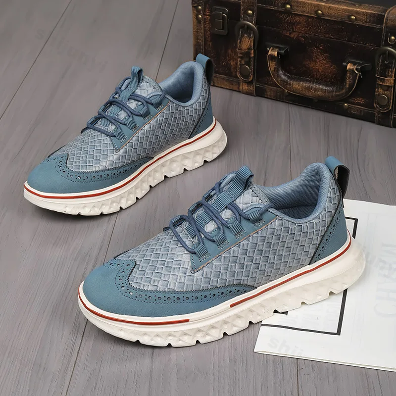 Mens Leather Shoes Large Size Fashion Lace Up Breathable Comfort Soft Lightweight Sport Shoes Casual Versatile Outdoor Sneakers
Mens Leather Shoes Large Size Fashion Lace Up Breathable Comfort Soft Lightweight Sport Shoes Casual Versatile Outdoor Sneakers