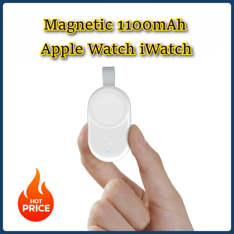 1100mAh Magnetic Keychain Portable Wireless Charger Power Bank Watch Charger Travelfor Apple Watch IWatch 10 9 8 7 6 5 4 3 2
1100mAh Magnetic Keychain Portable Wireless Charger Power Bank Watch Charger Travelfor Apple Watch IWatch 10 9 8 7 6 5 4 3 2