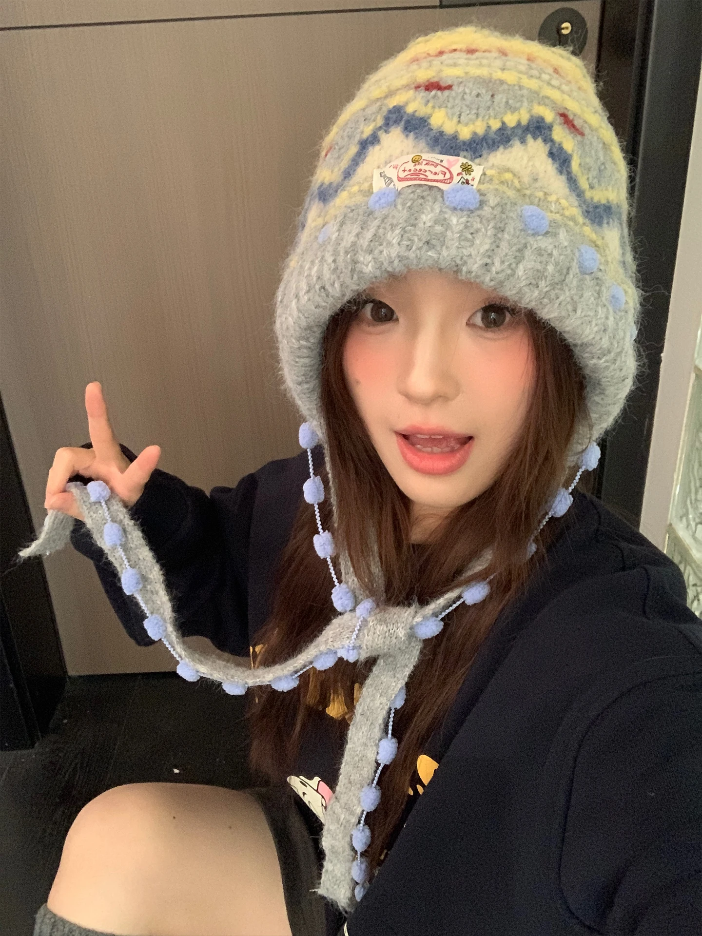 Вязаная Балаклава в стиле ретро Fair Lsle для женщин, теплые наушники на осень/зиму
Вязаная Балаклава в стиле ретро Fair Lsle для женщин, теплые наушники на осень/зиму