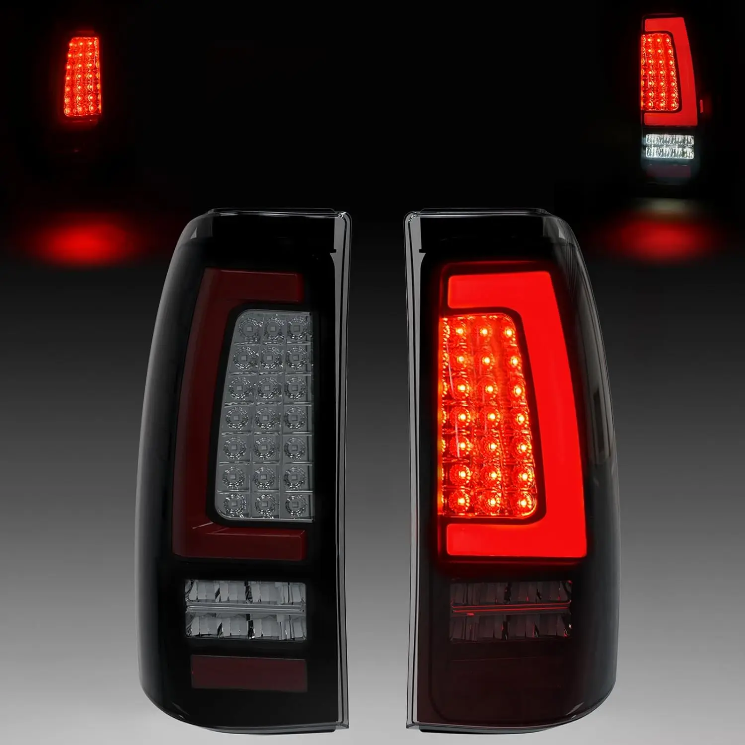 Full LED Tail Lights for Chevy Silverado 1500 2500HD 3500HD 2003–2006 LED Taillight Assembly Turn Signal Lights Brake Reverse Running Light Rear Lamp
Full LED Tail Lights for Chevy Silverado 1500 2500HD 3500HD 2003–2006 LED Taillight Assembly Turn Signal Lights Brake Reverse Running Light Rear Lamp