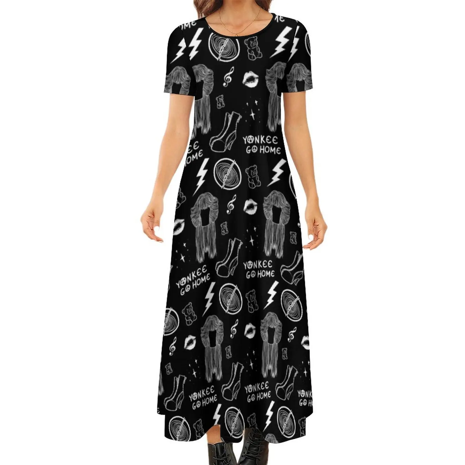 Pattern - Hedwig Round Neck Short Sleeve Dress Women"s evening dress summer dresses dresses for special events
Pattern - Hedwig Round Neck Short Sleeve Dress Women"s evening dress summer dresses dresses for special events