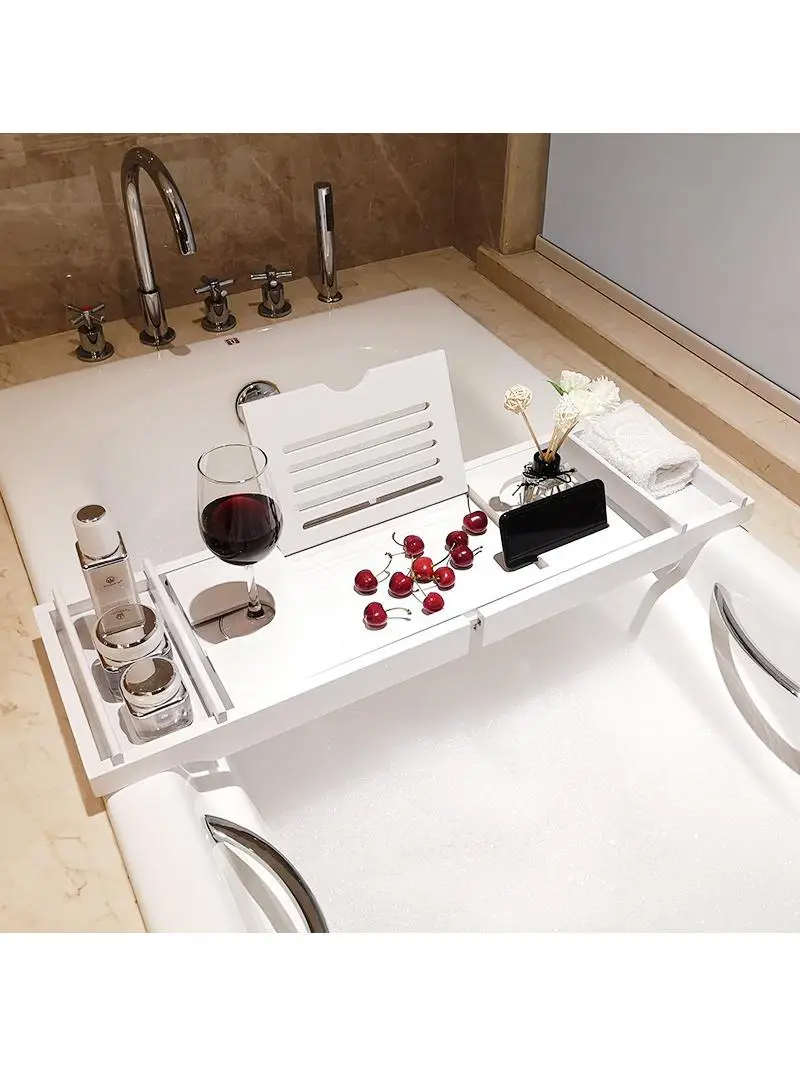 Expansive Bathroom Tub Tray Luxury Style Multi-Function Bathing Storage Rack Adjustable Plate Stand for Bath Time Organization
Expansive Bathroom Tub Tray Luxury Style Multi-Function Bathing Storage Rack Adjustable Plate Stand for Bath Time Organization