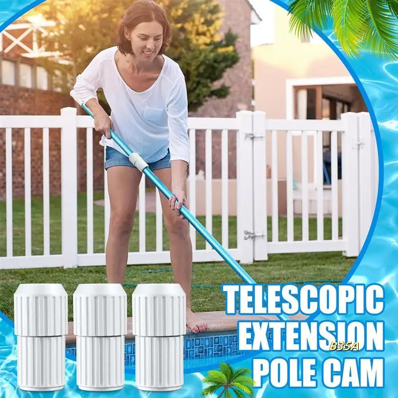 4 Pcs Pool Telescopic Pole White External Cam Pool Pole Parts Telescopic Extension Pole Cam Lock Replacement
4 Pcs Pool Telescopic Pole White External Cam Pool Pole Parts Telescopic Extension Pole Cam Lock Replacement