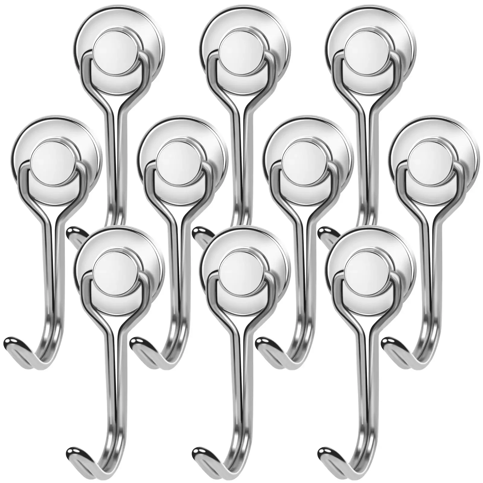 Magnetic Hooks, Swivel Swing Magnetic Hook Strong Magnet with Hooks Magnetic Hooks for Hanging, Kitchen, Camping, Door, Locker
Magnetic Hooks, Swivel Swing Magnetic Hook Strong Magnet with Hooks Magnetic Hooks for Hanging, Kitchen, Camping, Door, Locker