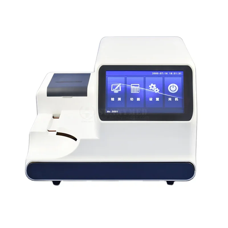 SY-B196 Potable Vet Urine Analyzer Microalbumin Creatinine Animal Urine Strips Chemistry Analyzer
SY-B196 Potable Vet Urine Analyzer Microalbumin Creatinine Animal Urine Strips Chemistry Analyzer