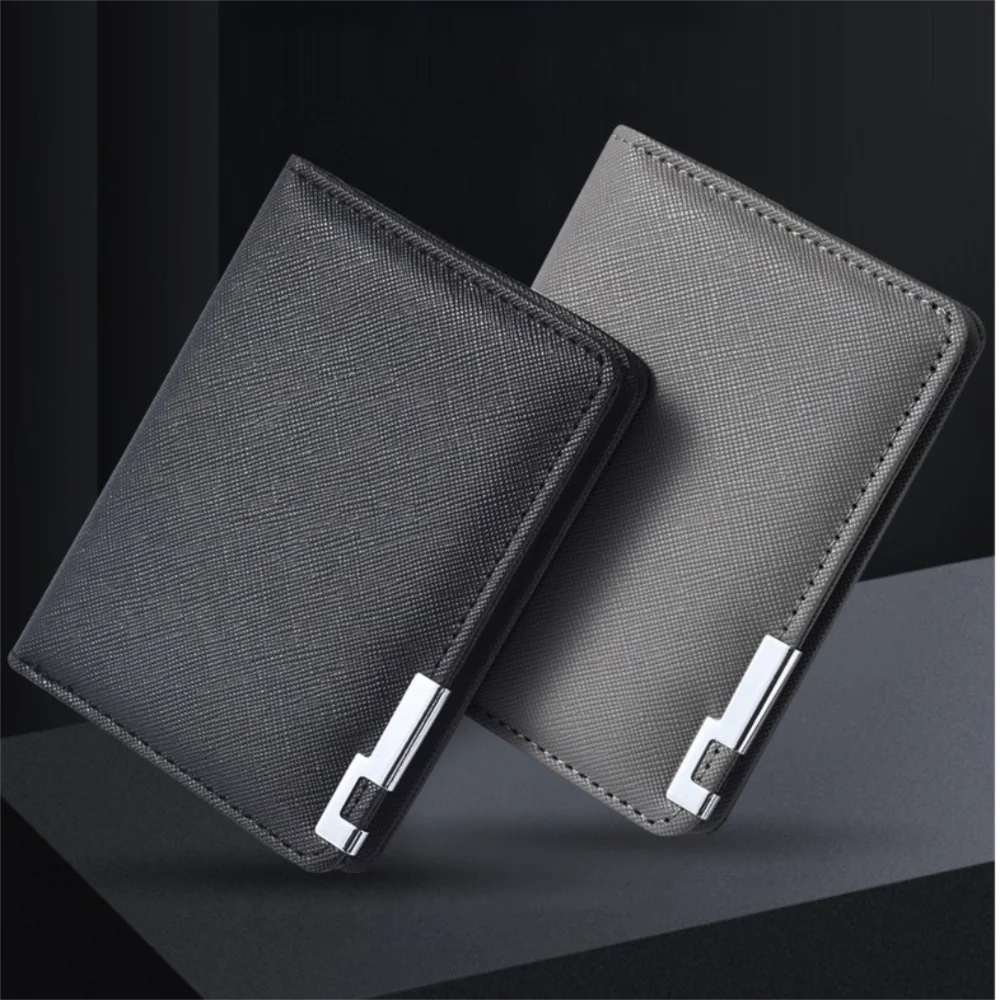 Portable PU Men's Short Wallet Fold Multi-card Slots Male Leather Purse Ultra-thin Coin Purse Card Holder Daily Use
Portable PU Men's Short Wallet Fold Multi-card Slots Male Leather Purse Ultra-thin Coin Purse Card Holder Daily Use