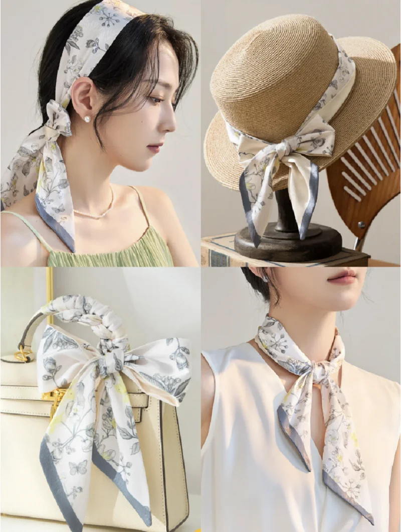 Glamorous Women Luxury Silk Scarf Vintage Plaid Letter Hair With Fashion Bag Decorative Gift
Glamorous Women Luxury Silk Scarf Vintage Plaid Letter Hair With Fashion Bag Decorative Gift
