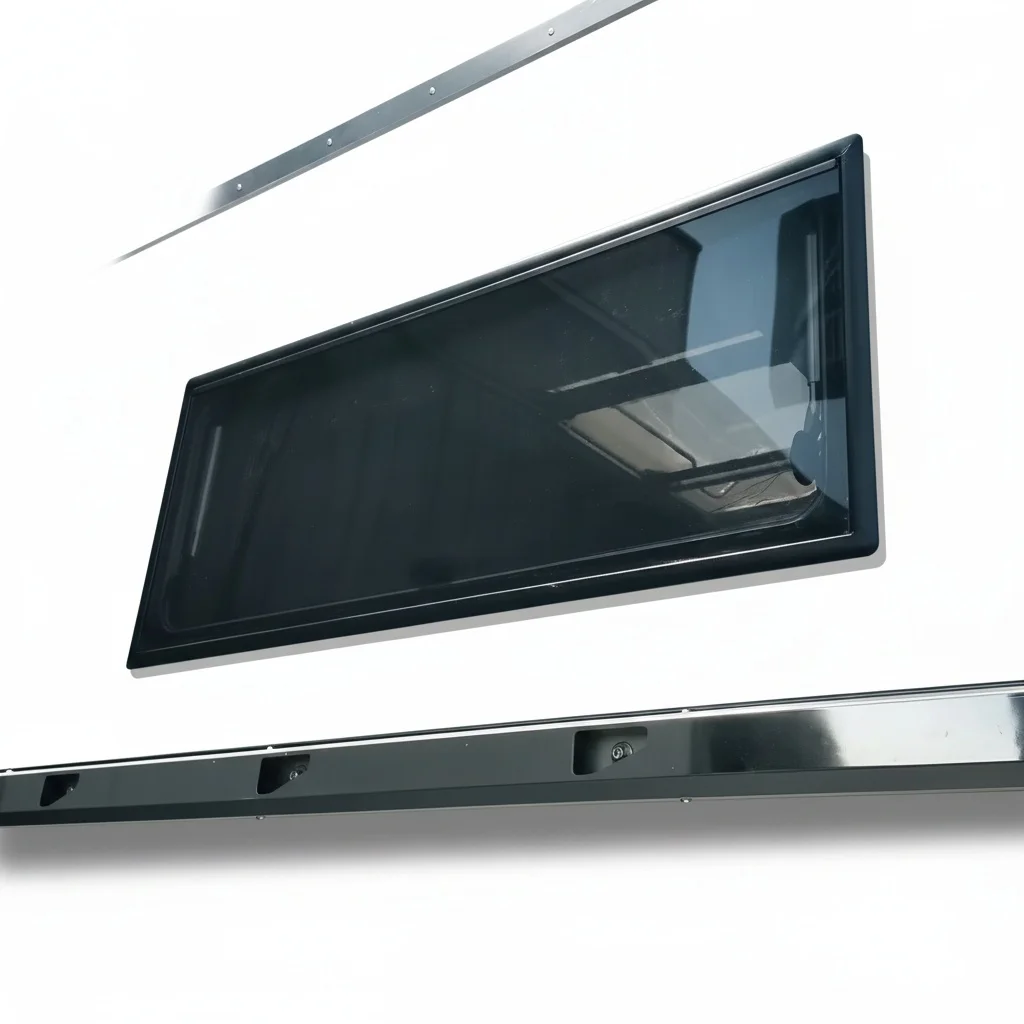 RV Hinged Window, 1000x600mm Aluminum Acrylic Caravan Side Window, with Roller Blind and Flynet, fit for Fiat Ducato 2011
RV Hinged Window, 1000x600mm Aluminum Acrylic Caravan Side Window, with Roller Blind and Flynet, fit for Fiat Ducato 2011