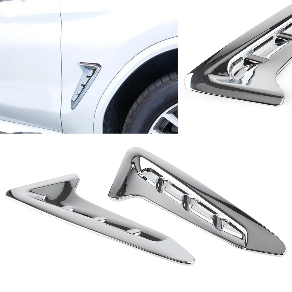 2pcs Auto Side Air Vent Cover Trim For BMW G01 X3 2018 2019 2020 Chrome ABS Exterior Moulding Decoration Accessories
2pcs Auto Side Air Vent Cover Trim For BMW G01 X3 2018 2019 2020 Chrome ABS Exterior Moulding Decoration Accessories
