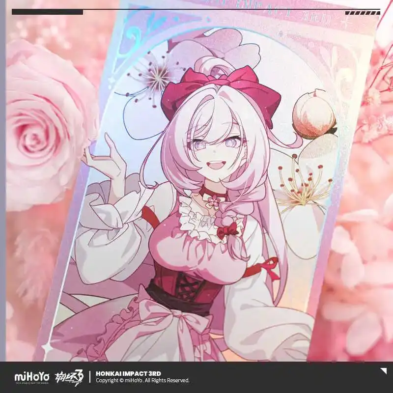Оригинальная фигурка из серии Honkai Impact 3 Flowering Spring: Элизия, Киана, Мэй, Броня, Сиеле, Фу Хуа, лазерный ACG-билет, косплей G
Оригинальная фигурка из серии Honkai Impact 3 Flowering Spring: Элизия, Киана, Мэй, Броня, Сиеле, Фу Хуа, лазерный ACG-билет, косплей G