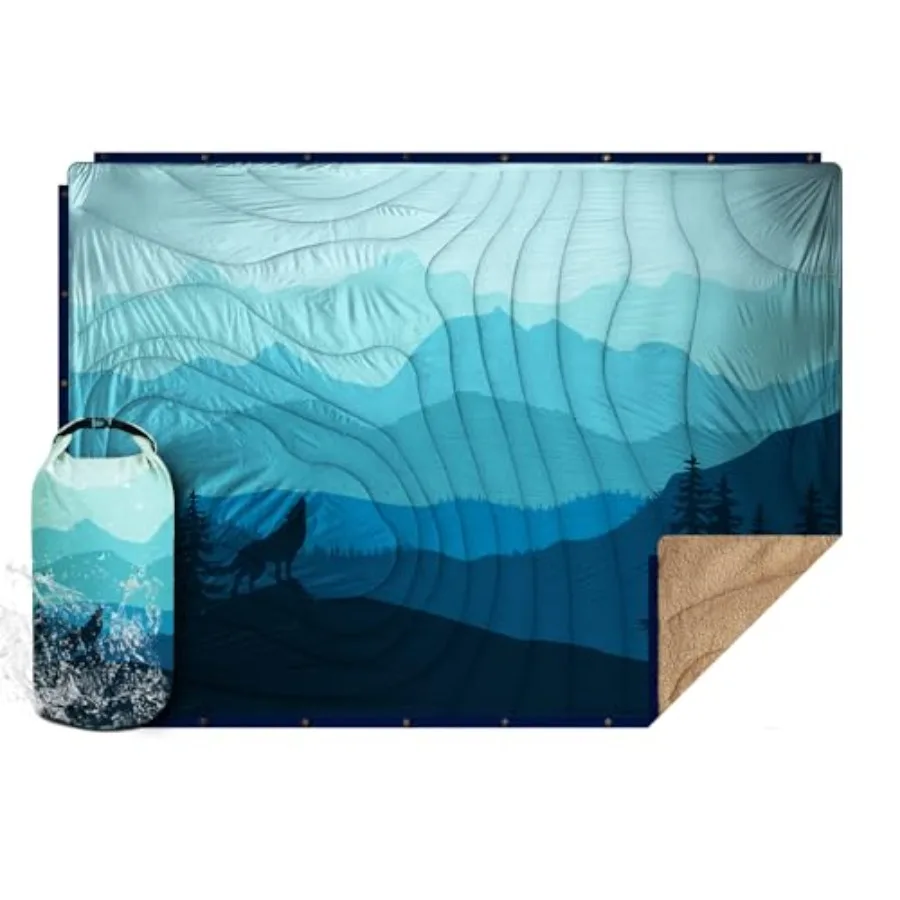 Outdoor Campg Blanket - Puffy Campg Blanket PackableSherpa Fleece Warm Blanket for Campg Outdoors Travel Stadium Festivals Beac
Outdoor Campg Blanket - Puffy Campg Blanket PackableSherpa Fleece Warm Blanket for Campg Outdoors Travel Stadium Festivals Beac