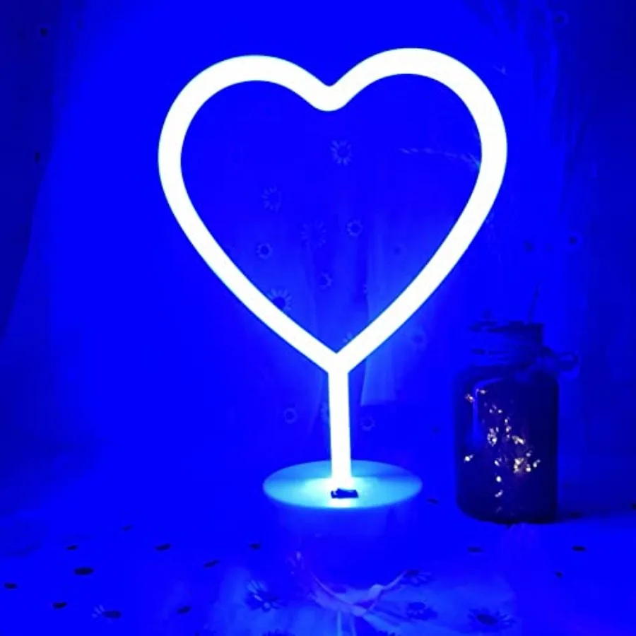 Heart Lights Led Light Sign - Heart Shaped Neon Sign with Base
Heart Lights Led Light Sign - Heart Shaped Neon Sign with Base