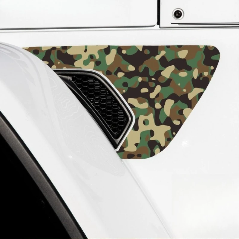 Car Vinyl stickers FOR Wrangler Gladiator JL JLU Camouflage Fender Baffle camouflage Customized racing decals
Car Vinyl stickers FOR Wrangler Gladiator JL JLU Camouflage Fender Baffle camouflage Customized racing decals