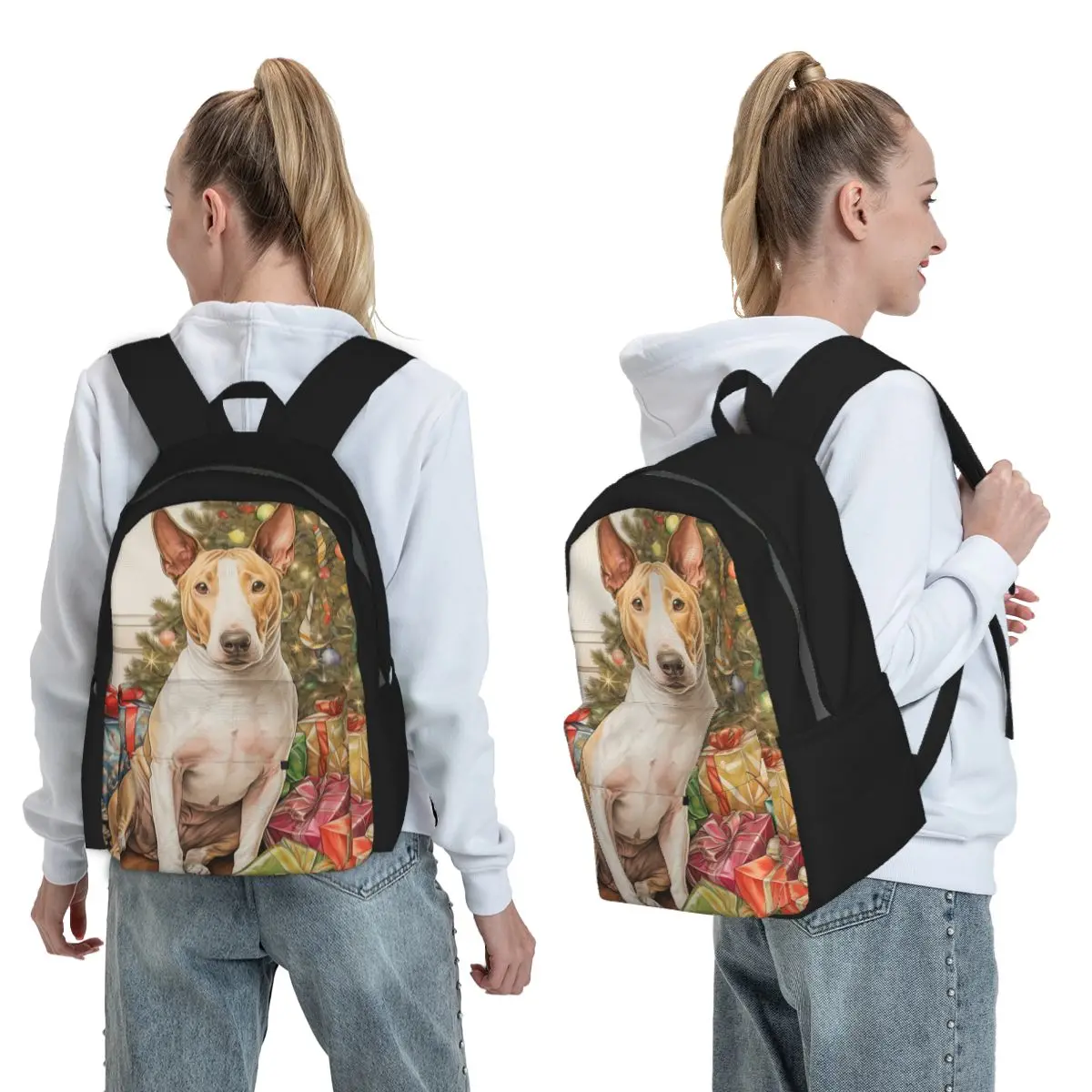 Christmas Staffordshire Bull Terrier Dog Portrait Backpack Student BookBag Children School Bag Laptop Shoulder Bag for Men Women
Christmas Staffordshire Bull Terrier Dog Portrait Backpack Student BookBag Children School Bag Laptop Shoulder Bag for Men Women